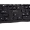 Monoprice Low-Profile Spill-Resistant Silent Keyboard – Membrane Water-Resistant Coating 10 Million Keystrokes - Workstream Collection - 2 of 4