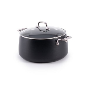 All-Clad 8qt Nonstick Stockpot with Lid, HA1 Expert Cookware, Black - 1 of 4