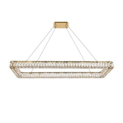 Elegant Lighting Monroe 1 - Light Pendant in  Gold