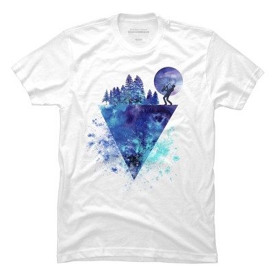Men's Design By Humans Play Music On The Edge By Maryedenoa T-Shirt