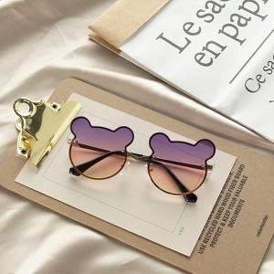 MyKids-USA Girls Colorful Lenses Cartoon Frame Shape Fashion Sunglasses - 1 of 4