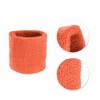 Unique Bargains Sport Absorbing Cotton Terry Cloth Wrist Sweatbands Wristbands 3.15" 1 Pair - 3 of 4