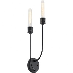 Kichler Lighting Hatton 2 - Light Sconce in  Black - 1 of 2