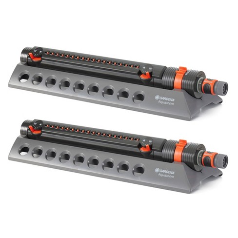 Gardena Aquazoom 3900 Square Foot Oscillating Garden Water Sprinkler 2 Pack Target
