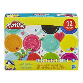 4 Play doh ages 2+ 4 oz each white pink yellow blue fake sprinkles