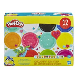 Play-Doh Starter Set 4-Pack Of Dough 9 Tools 