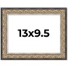 PosterPalooza | Photo Size Ornate Silver Picture Frame - UV Acrylic, Foam Board Backing, Hanging Hardware - 2 of 4