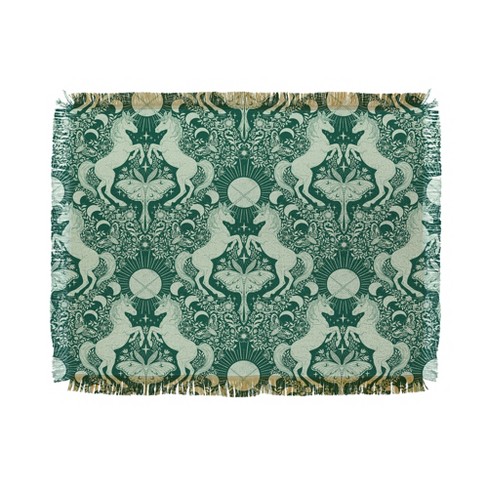 Damask discount throw blanket