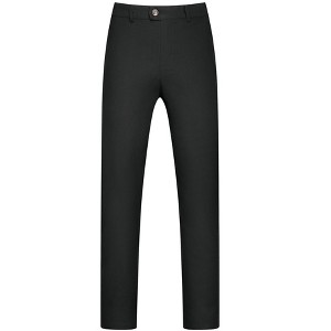 INSPIRE CHIC Men's Big and Tall Flat Front Business Prom Dress Pants - 1 of 1