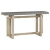 PAGED Minimalist Concrete Texture Console Table with Pine Wood Legs, Extra Long Entryway Table, Entryway Sofa Side Table for Hallway, Foyer - 2 of 4