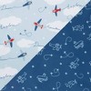 Sammy & Lou Airplanes Microfiber Crib Sheet - 2pk - 2 of 4