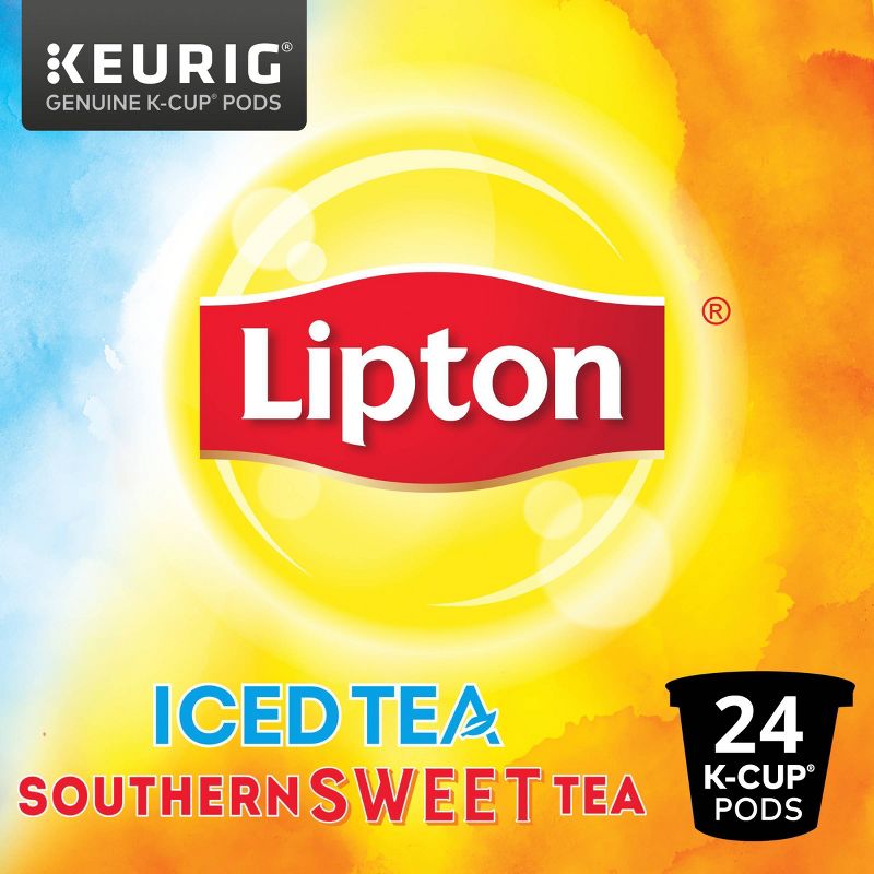 Lipton Southern Sweet Iced Tea Caffeinated Keurig K-Cup Pods - 24ct, 3 of 7