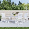 vidaXL Outdoor Living Garden Chair Cushions in Cream - 19.7"x 19.7"x 1.2" - Oxford Fabric with Foam Fiber Filling for Patio Furniture. - 2 of 4