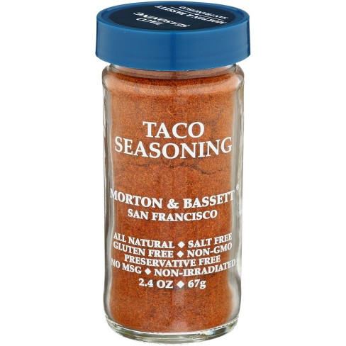 Morton & Bassett Seasoning Taco - 3 - 2.4oz : Target