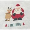 Doll Clothes Superstore Santa “I Believe” Handmade Apron for Home or Restaurant - 4 of 4