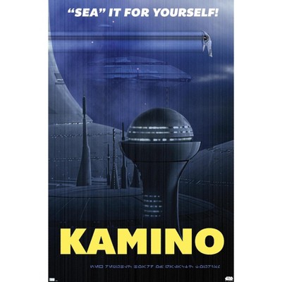Trends International Star Wars: Kamino - Sea It by Russell Walks Framed Wall Poster Prints
