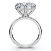 Pompeii3 Certified 11Ct Radiant Diamond Solitaire Engagement Ring 14k Gold/Pt Lab Created - 2 of 4