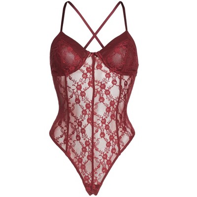 Free People Womens Thong Bodysuit Jumpsuit