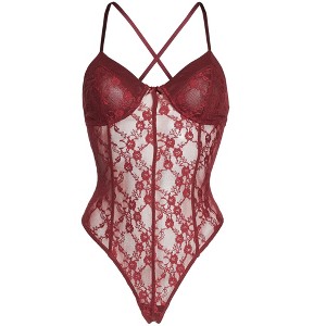 Free People Womens Thong Bodysuit Jumpsuit - 1 of 1