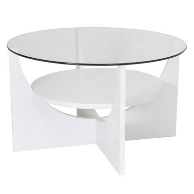 Lumisource U Shaped Coffee Table - White