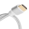 SilverStone Technology Premium certified 4K Ultra High Speed HDMI 2.0b cable1.8meters(6 ft)3D ARC Ethernet-supports Silver color - image 2 of 4