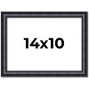 PosterPalooza | Photo Size Linear Black Picture Frame - UV Acrylic, Foam Board Backing, Hanging Hardware - 2 of 4