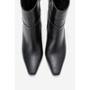 Elias - Black Genuine Leather Block Heel Boot (Women) | Forever & Always Shoes - 2 of 4
