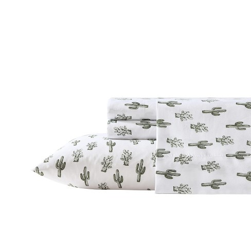 Wrangler Cacti Green Queen Sheet Set : Target