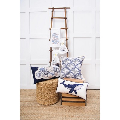 C&F Home Scallop Shells Throw Pillow - Thumbnail 3