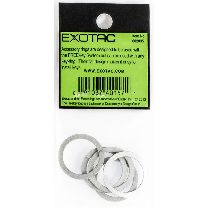 Exotac FREEKey Accessory Spare Key Rings (5 pieces), 2 of 3