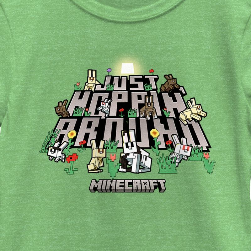 Girl's Minecraft Just Hoppin' Around T-Shirt, 2 of 5