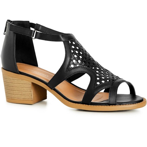 Cloudwalkers | Women's Plus Size Wide Fit Malani Heel - Black - 13w : Target