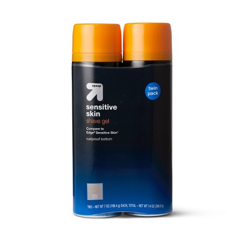 Men's Sensitive Skin Shave Gel Twin Pack - 7oz/2pk - Up & Up™ : Target