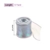 Unique Bargains Gift Wrapping Wide Sheer Wired Pastel Shimmer Iridescent Chiffon Ribbons 1 Pc - 2 of 4
