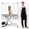 Bencmate Pet Grooming Tools Foldable Pet Grooming Table for Pet Large Dogs and Cats with Adjustable, Bathing Station, White, 49.6"*26"*36" - 4 of 4