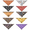 Yescom 10 Pack Halloween Dog Bandanas Triangle Bibs Scarf Pet Kerchief Pumpkin Ghost - 3 of 4