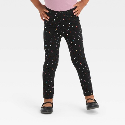 Toddler Girls' Stars Pants - Cat & Jack™ Black 2t : Target