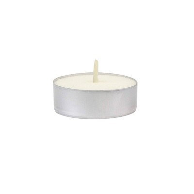 50pc Citronella Tealight Candles White - Stonebriar Collection