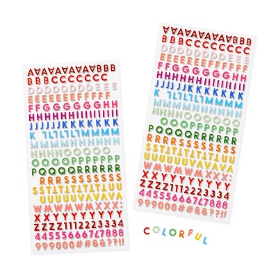 494ct Mini Alphabet Foam Stickers - Mondo Llama&#8482;