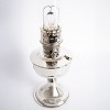 Aladdin Chrome Table Oil Lamp, Indoor Emergency Lighting Fuel Table Lamp, Chrome-Plated Bowl with Nickel Burner - 2 of 4