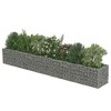vidaXL Gabion Raised Bed Silver Galvanized steel 177.2 x 35.4 x 19.7 in - 4 of 4