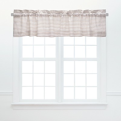 C&F Home Trellis Stripe Valance Set of 2
