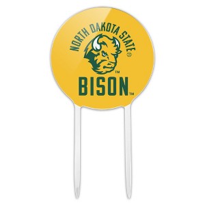 North Dakota State  Bison Secondary Acrylic Cake Topper Party Decoration for Wedding Anniversary Birthday Graduation - 1 of 4