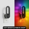 DORESshop 2-Pack Color Changing Night Light Plug into Wall, 7 Colors + RGB Chasing Mode, Sensor Light for Kids Room, Bedroom - 4 of 4