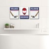 Big Dot of Happiness Shoots and Scores - Hockey - Kids Bathroom Rules Wall Art - 7.5 x 10 inches - Set of 3 Signs - Wash, Brush, Flush - 2 of 4