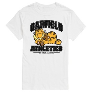 Men's - Garfield - Sleeping Athletics Short Sleeve Graphic T-Shirt - 1 of 4