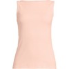 Lands' End Women's Sleeveless Pointelle Rib Boat Neck Tank - 3 of 4