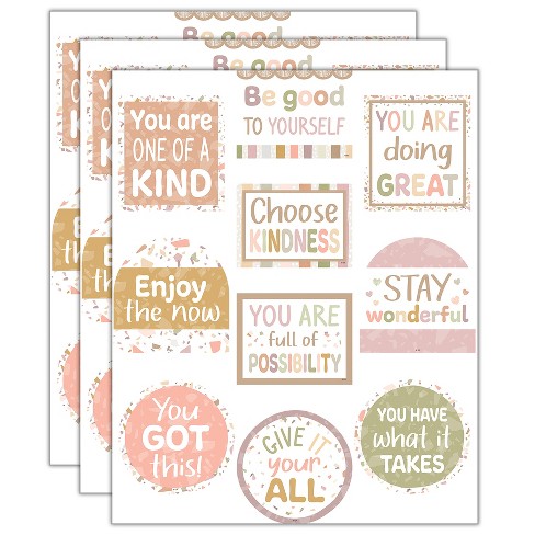 Teacher Created Resources® Terrazzo Tones Positive Sayings Accents, 30 ...