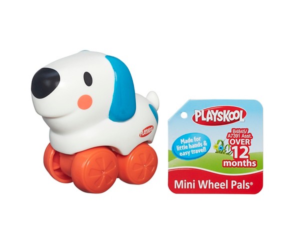 Playskool Mini Wheel Pals Squishy Critter Puppy
