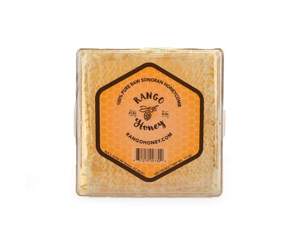 Rango Honey Pure Raw Sonoran Honeycomb Honey - 11oz Tub